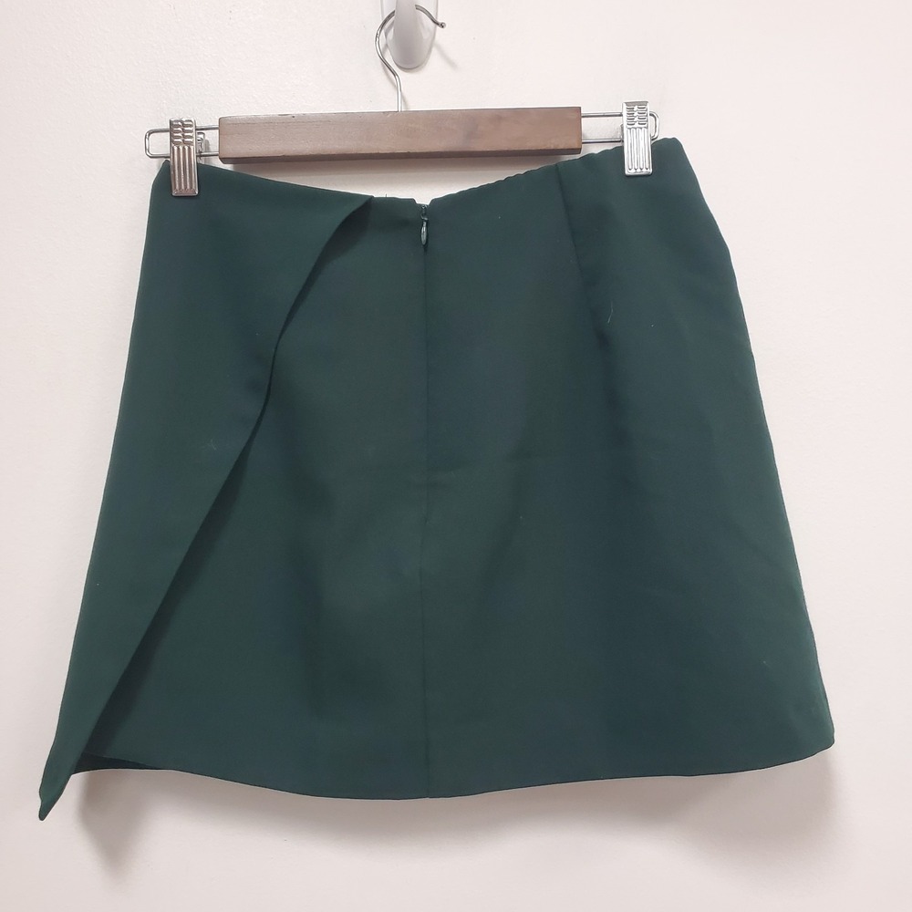 Abercrombie & Fitch Womens Academia Preppy Mini Skort Size S Green University - Picture 2 of 11